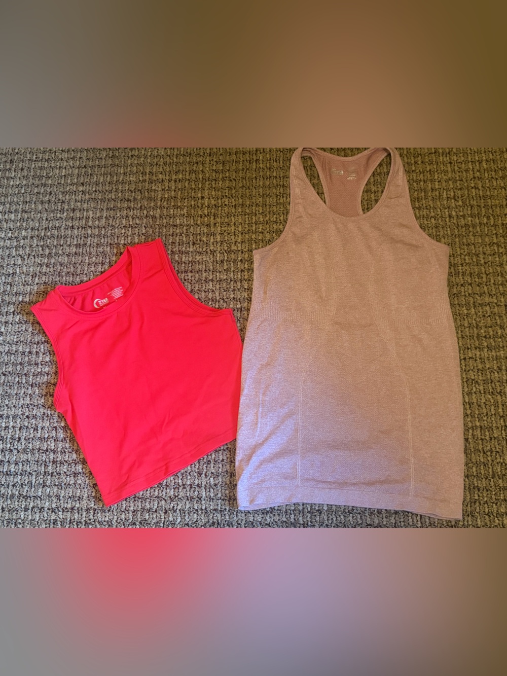 Poppy Copper Charged & Red stronger tank both NWOT